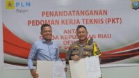 MOU Antara PLN dan polda Kepri tentang kelistrikan